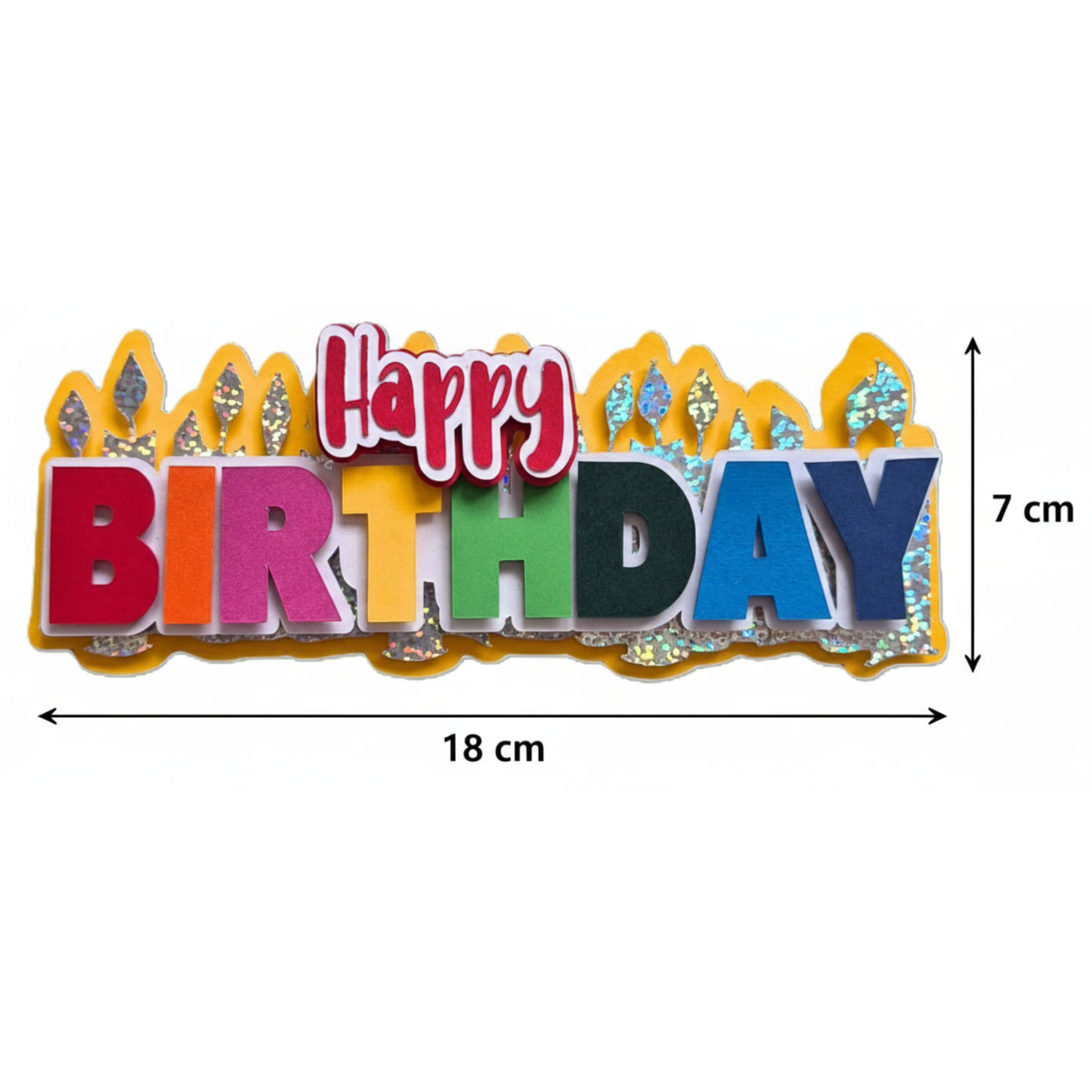 Cake Topper “Happy Birthday”