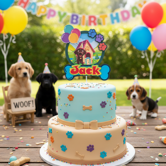 Cake Topper Labrador Personalizado
