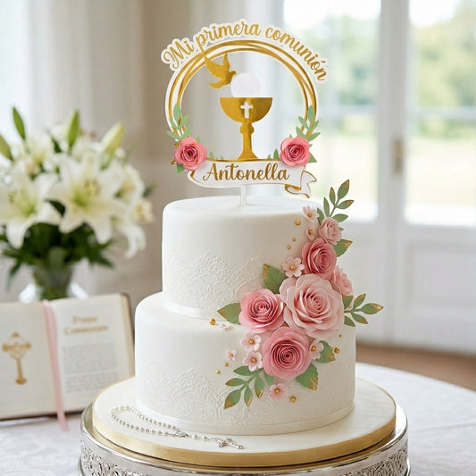 Cake Topper “Mi Primera Comunión”