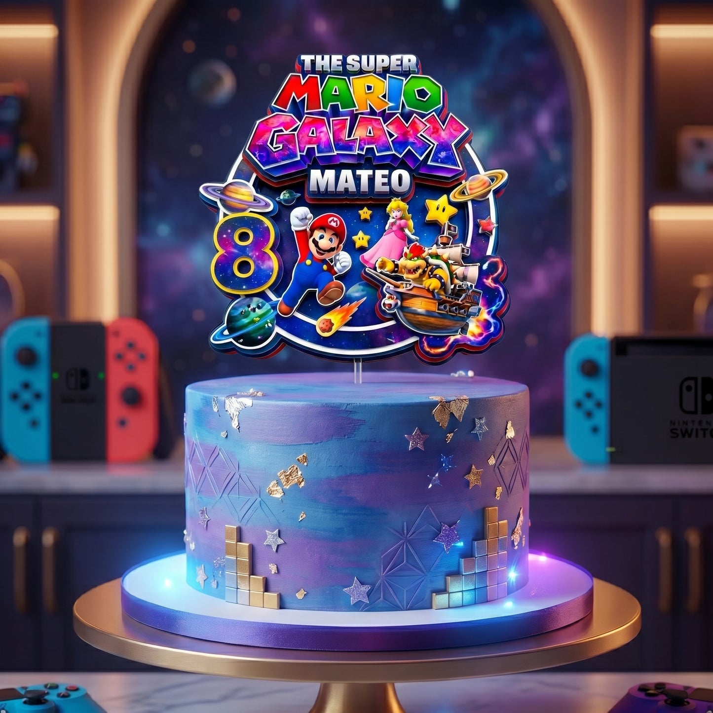 Cake Topper “Mario Galaxy”