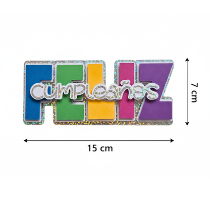 Cake Topper “Feliz Cumpleaños”