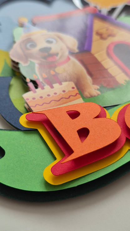Cake Topper Golden Personalizado