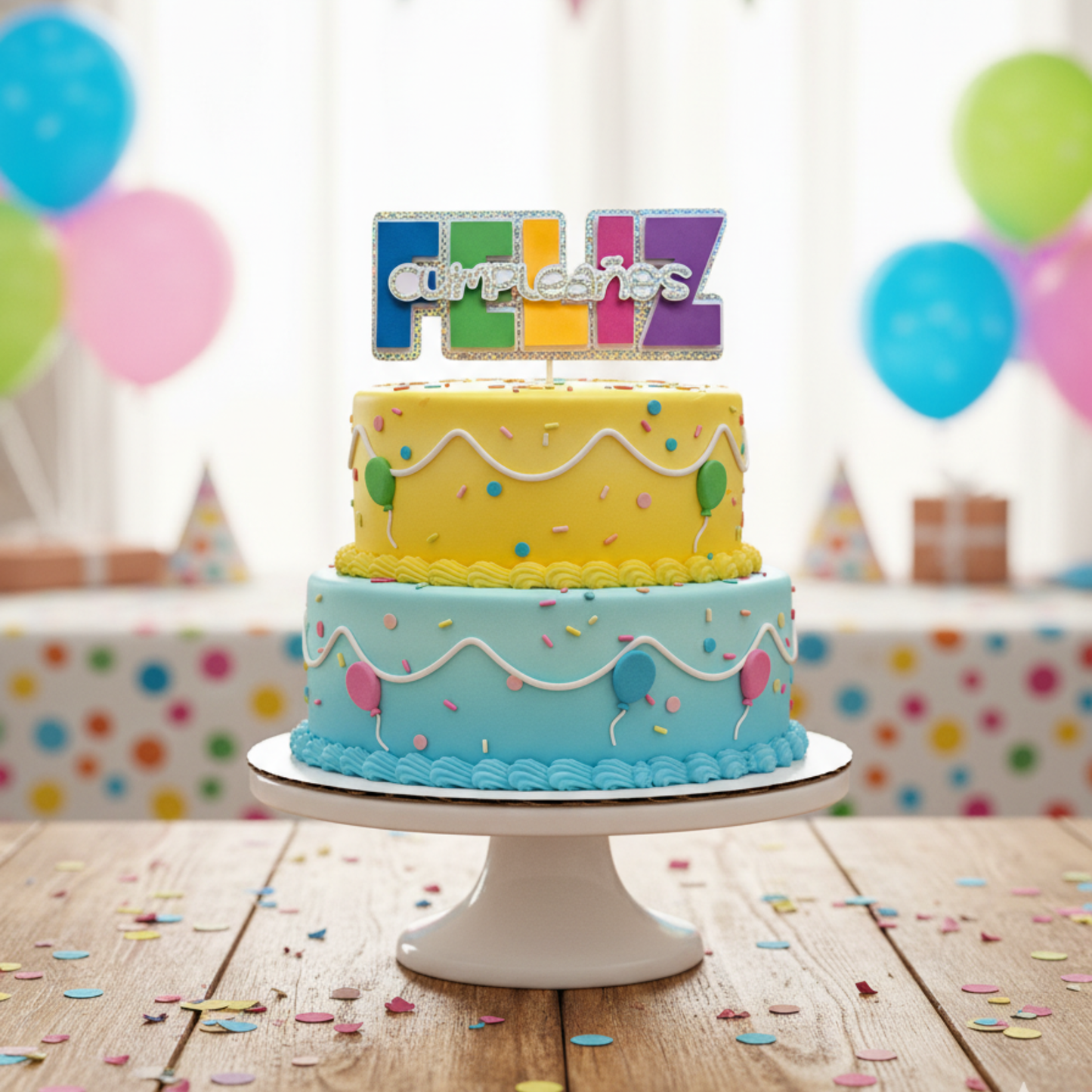Cake Topper “Feliz Cumpleaños”