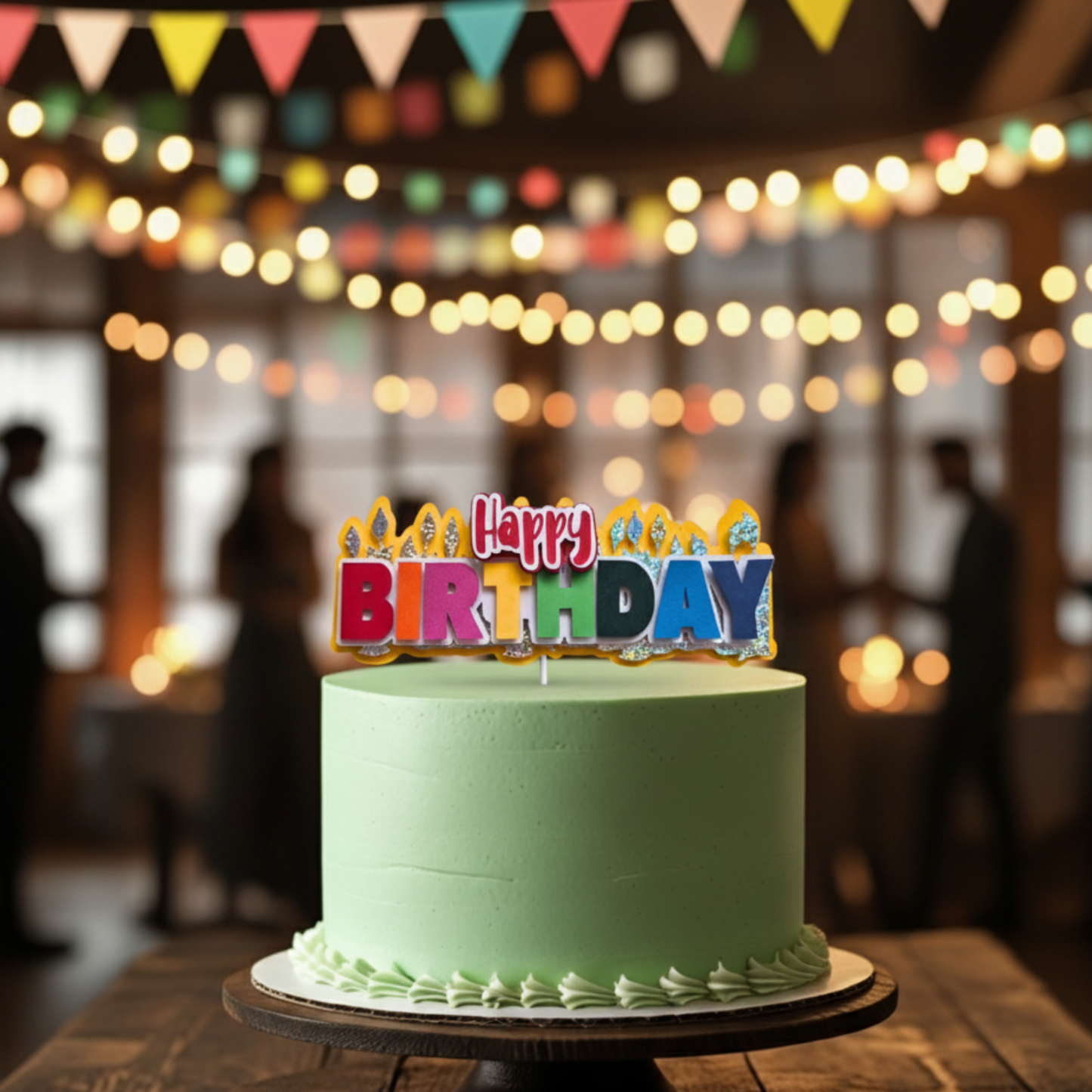 Cake Topper “Happy Birthday”