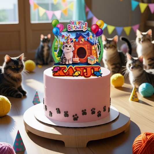 Cake Topper Gatito Personalizado