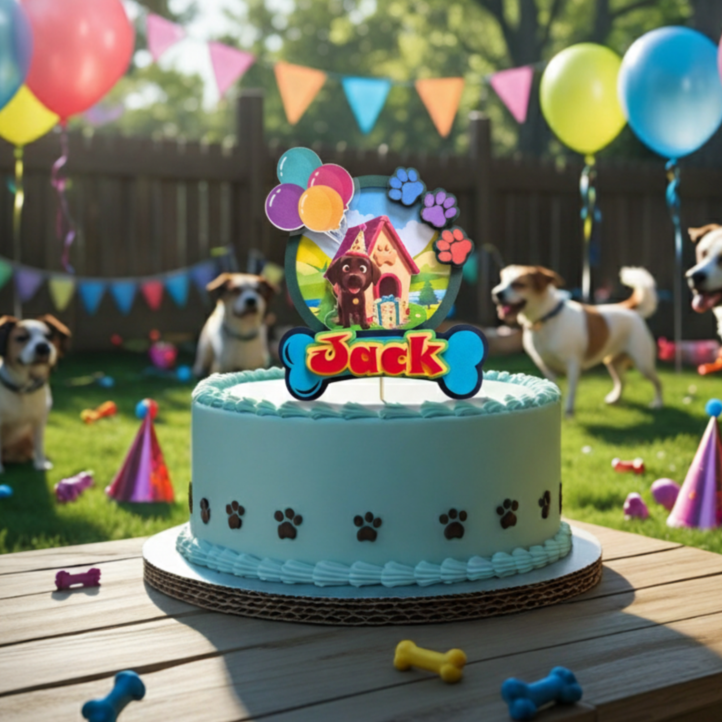 Cake Topper Labrador Personalizado