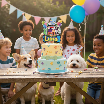 Cake Topper Border Collie Personalizado