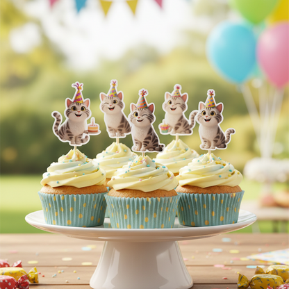 Cake Topper Gatito Personalizado