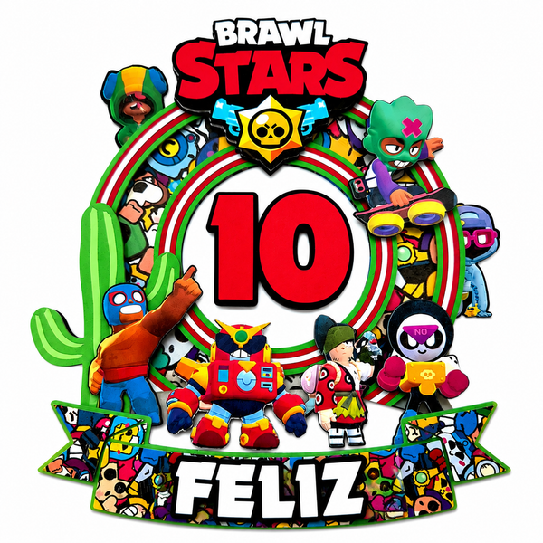 Cake Topper “Brawl Stars”