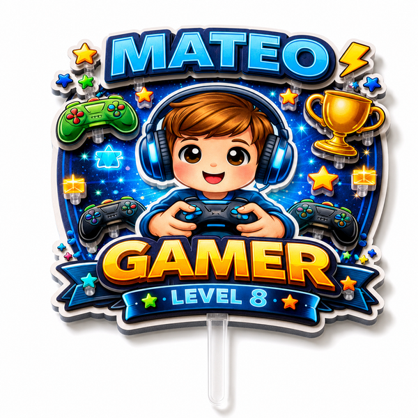 Cake Topper “Gamer”