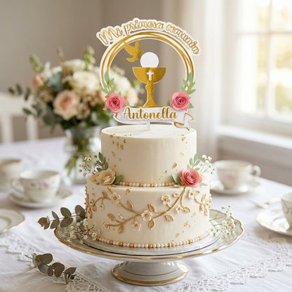 Cake Topper “Mi Primera Comunión”