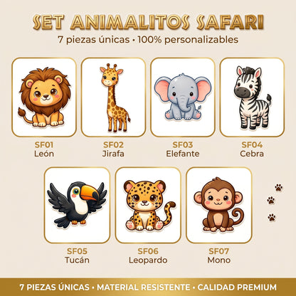 Cake Topper "Cumpleaños Safari"