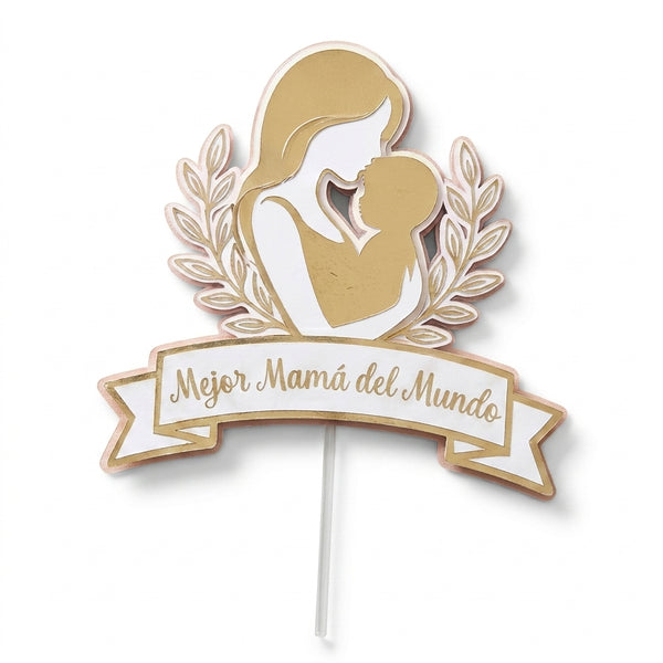Silueta madre e hijo “Mejor Mamá del Mundo”