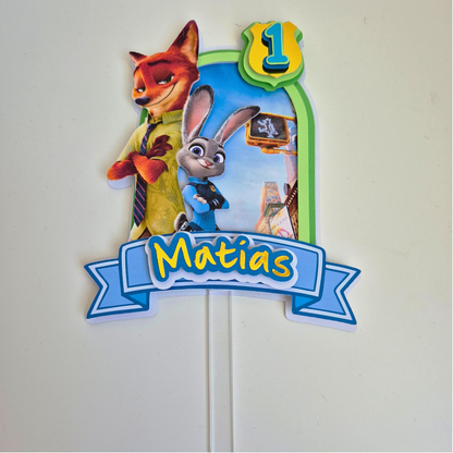 Cake Topper “Zootopia”