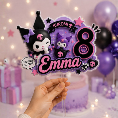 Cake Topper "Cumpleaños Kuromi"