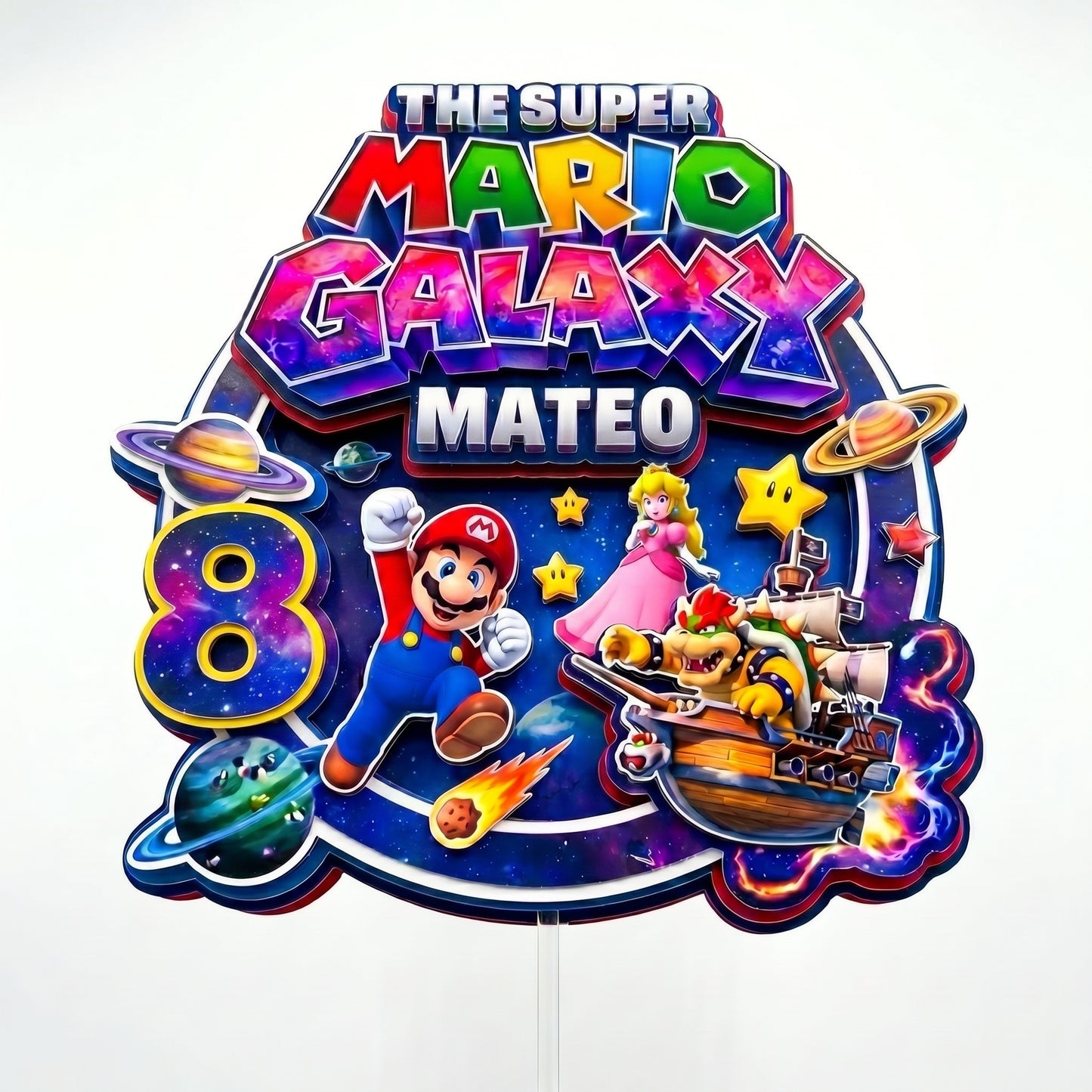Cake Topper “Mario Galaxy”