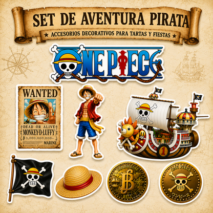 Cake Topper "Cumpleaños One Piece"