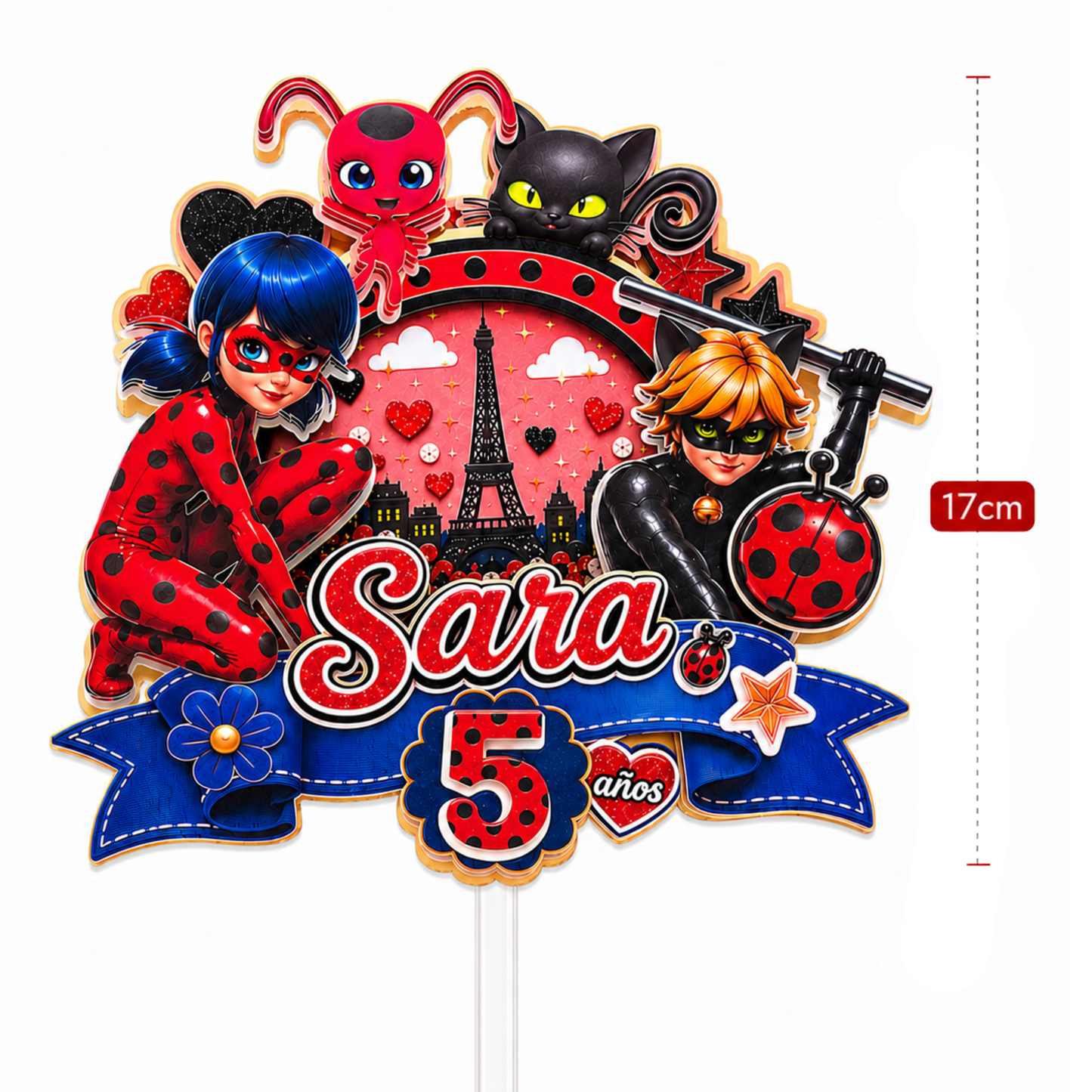 Cake Topper "Ladybug"