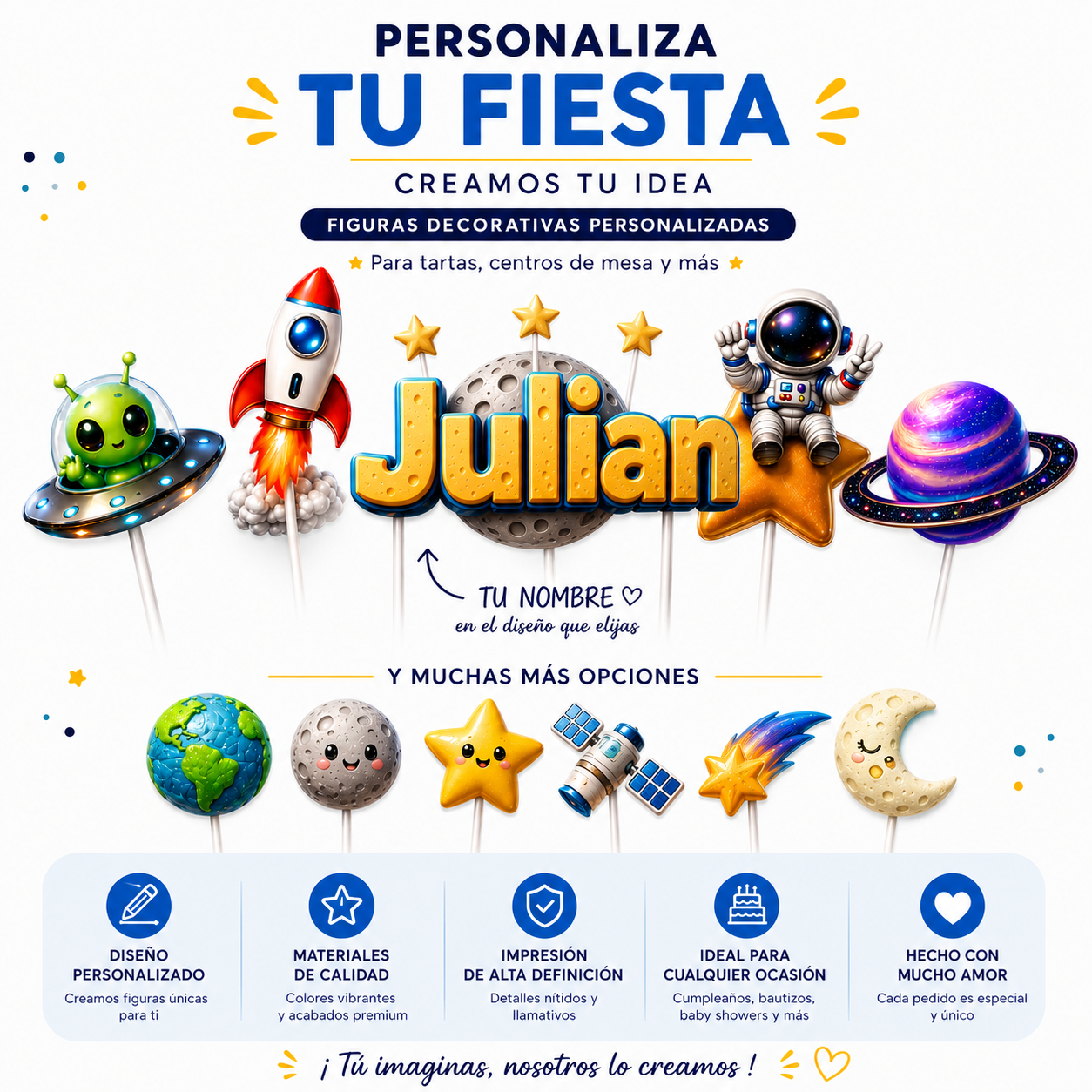 Set de Muñecos Espaciales