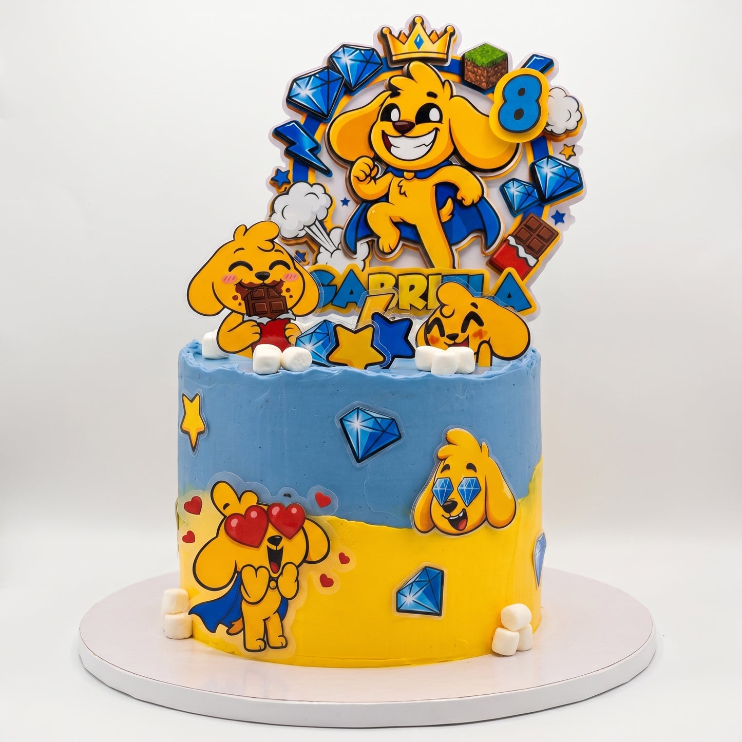 Cake Topper “MikeCrack” y accesorios