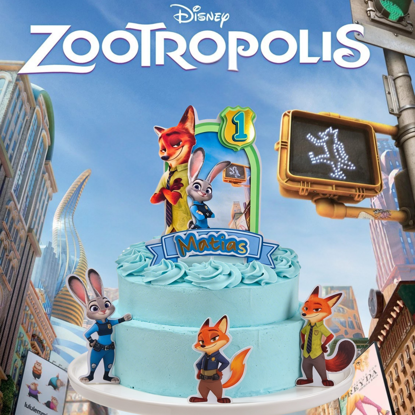 Cake Topper “Zootopia”