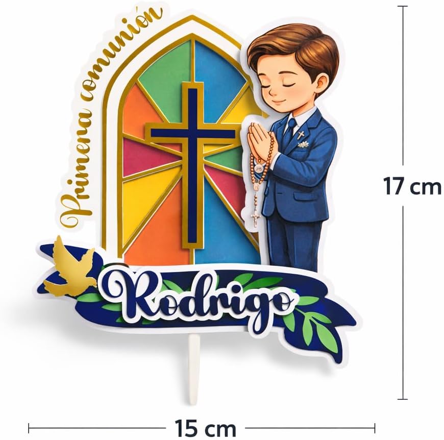 Cake Topper “Comunión” Niño